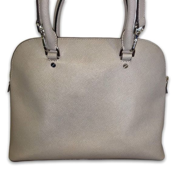 Michael Kors Cindy Pearl Grey Satchel - Picture 5 of 9